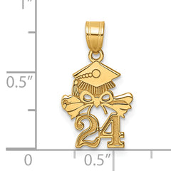 10K Graduation Cap and Diploma 2024 Charm
