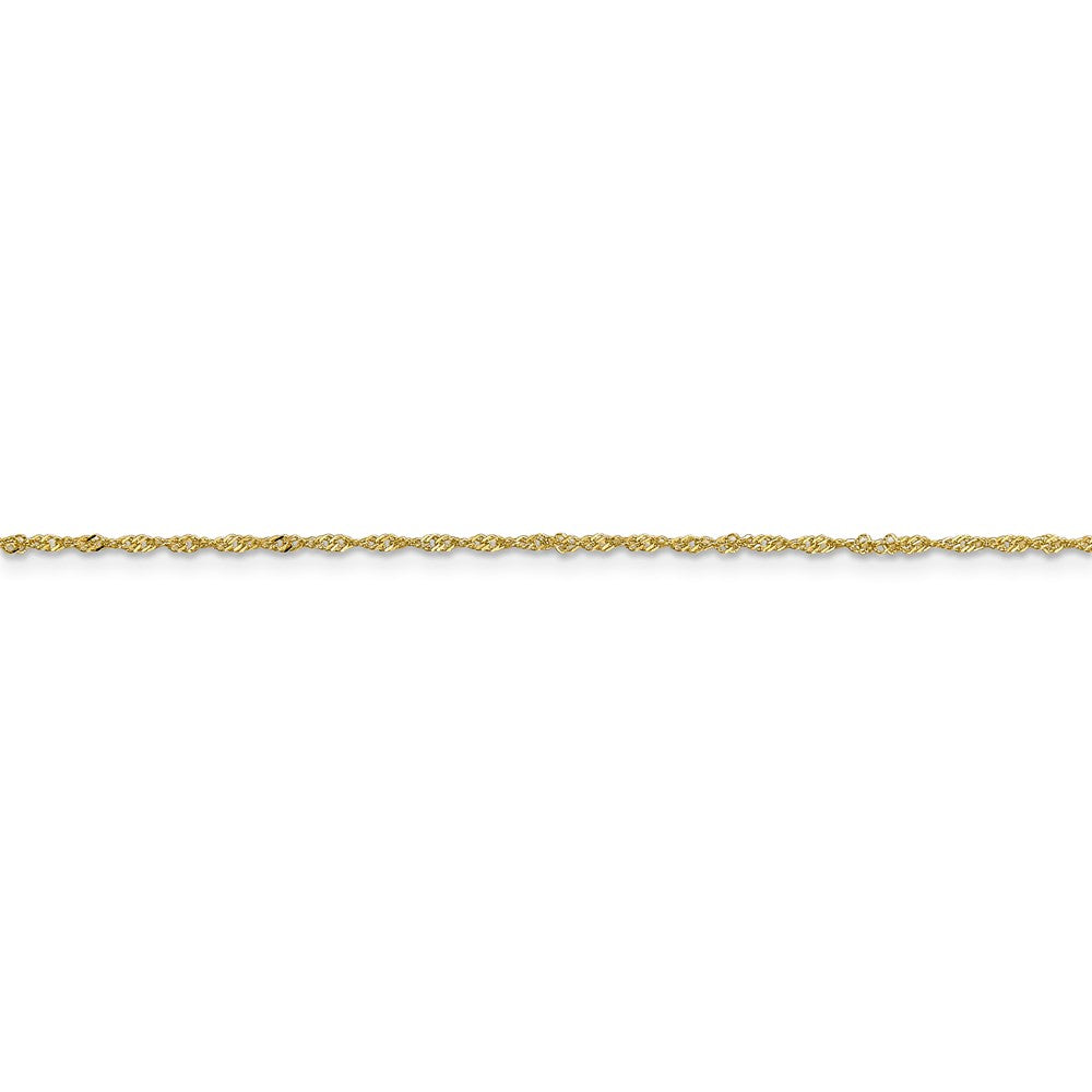 Singapore Chain Necklace in 10K Yellow Gold, 1.1mm