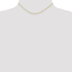 Singapore Chain Necklace in 10K Yellow Gold, 1.1mm