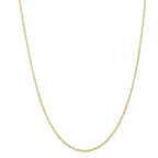 Singapore Chain Necklace in 10K Yellow Gold, 1.1mm