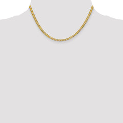 10K 3.7mm Lightweight Flat Cuban Chain