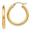 10K Polished Hinged Hoop Earrings