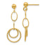 10K Post Dangle Earrings