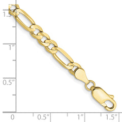 10k 4.5mm Concave Open Figaro Chain - 7