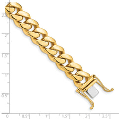 10k 10.7mm Hand-polished Miami Cuban Link Bracelet