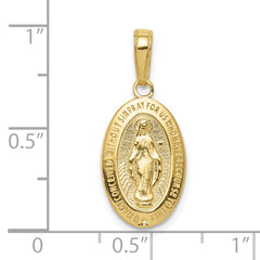 10k Miraculous Medal Pendant