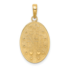 10k Miraculous Medal Pendant