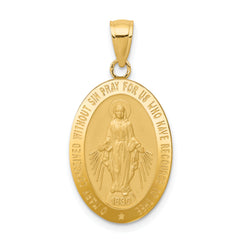 10k Miraculous Medal Pendant