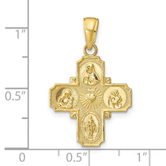 10k 4-Way Medal Pendant