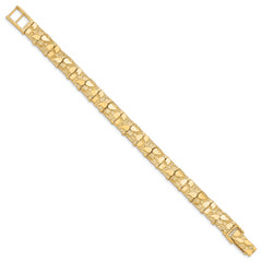 10k 10.0mm NUGGET Bracelet