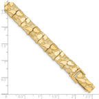10k 10.0mm NUGGET Bracelet