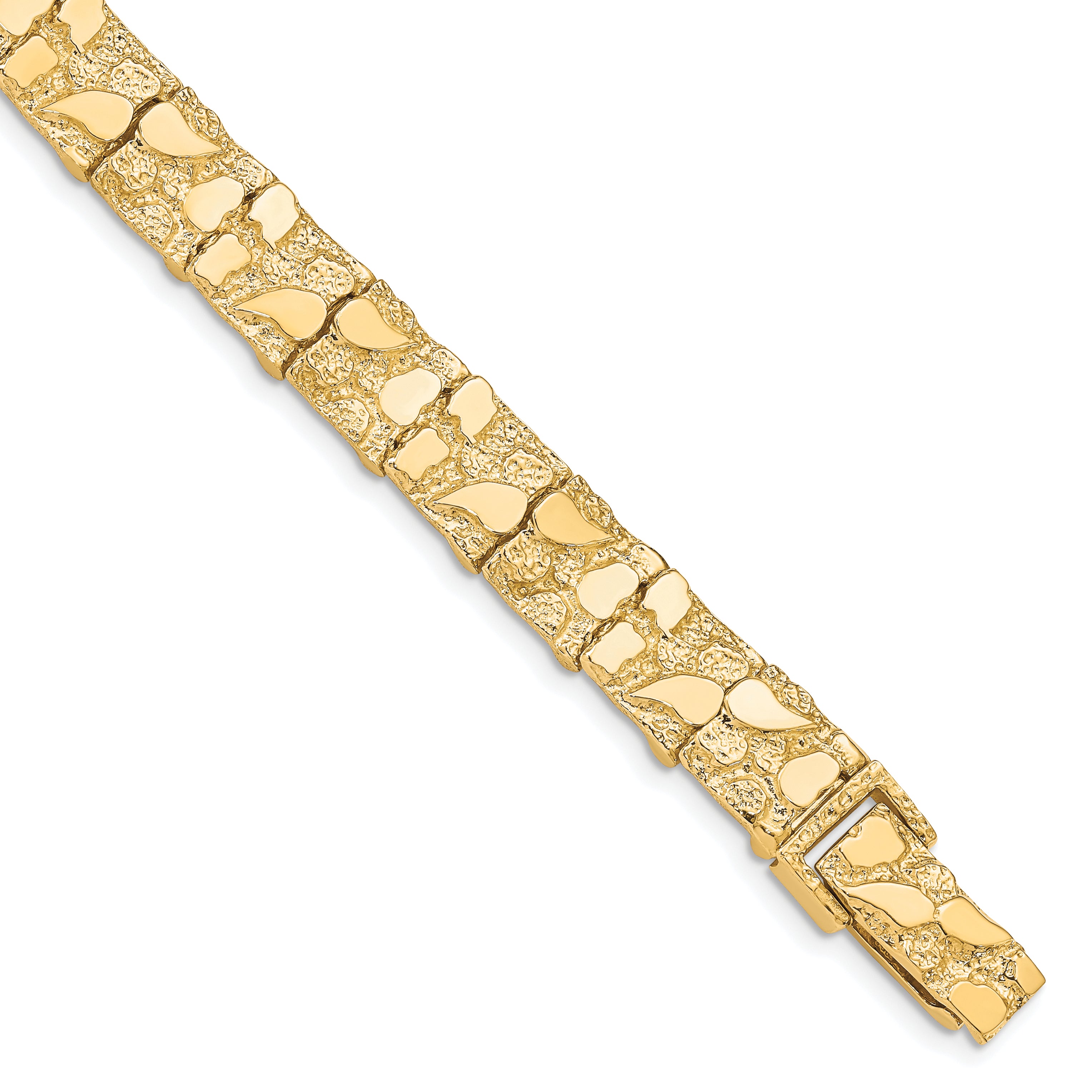 10k 10.0mm NUGGET Bracelet Main image