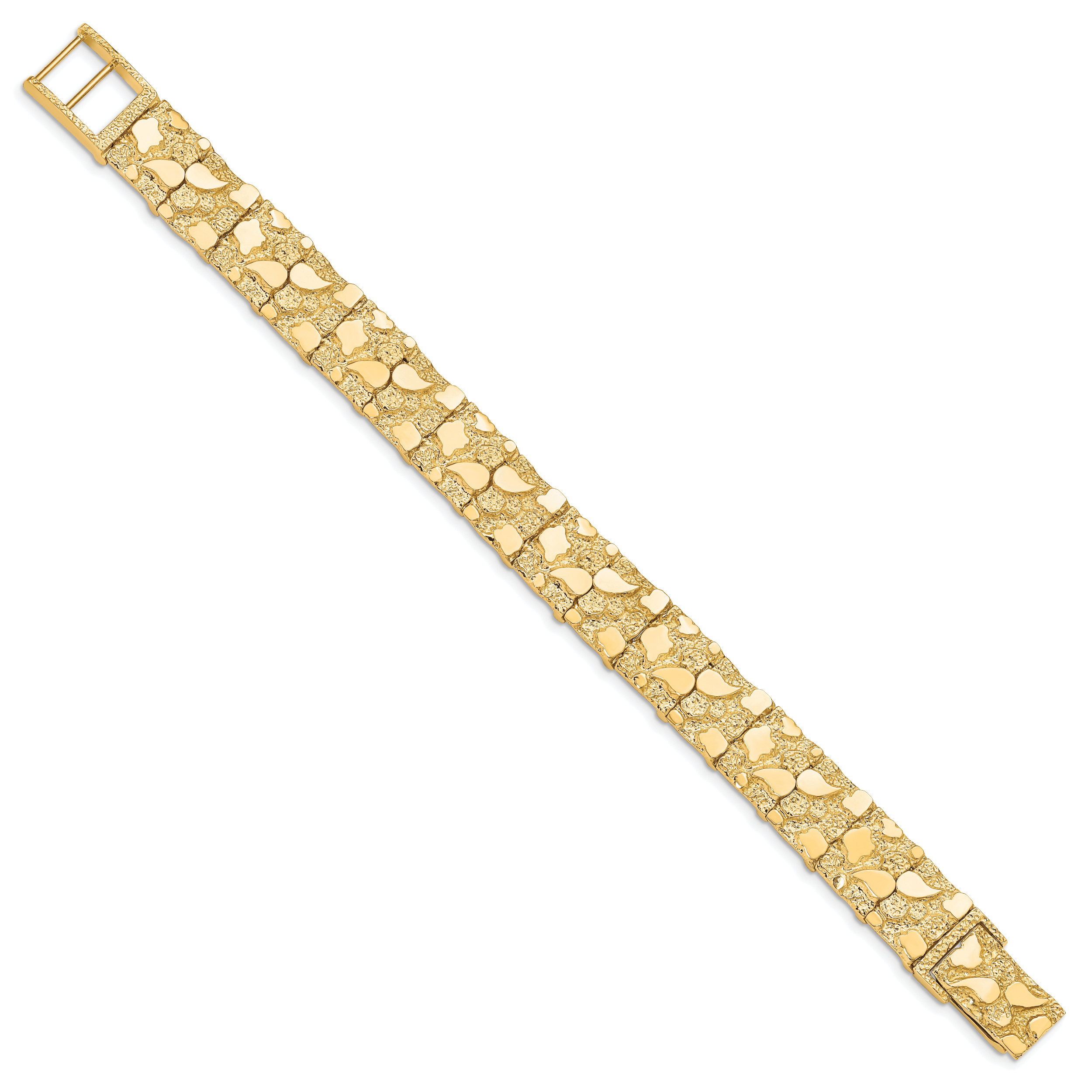 10k 12.0mm NUGGET Bracelet Secondary image