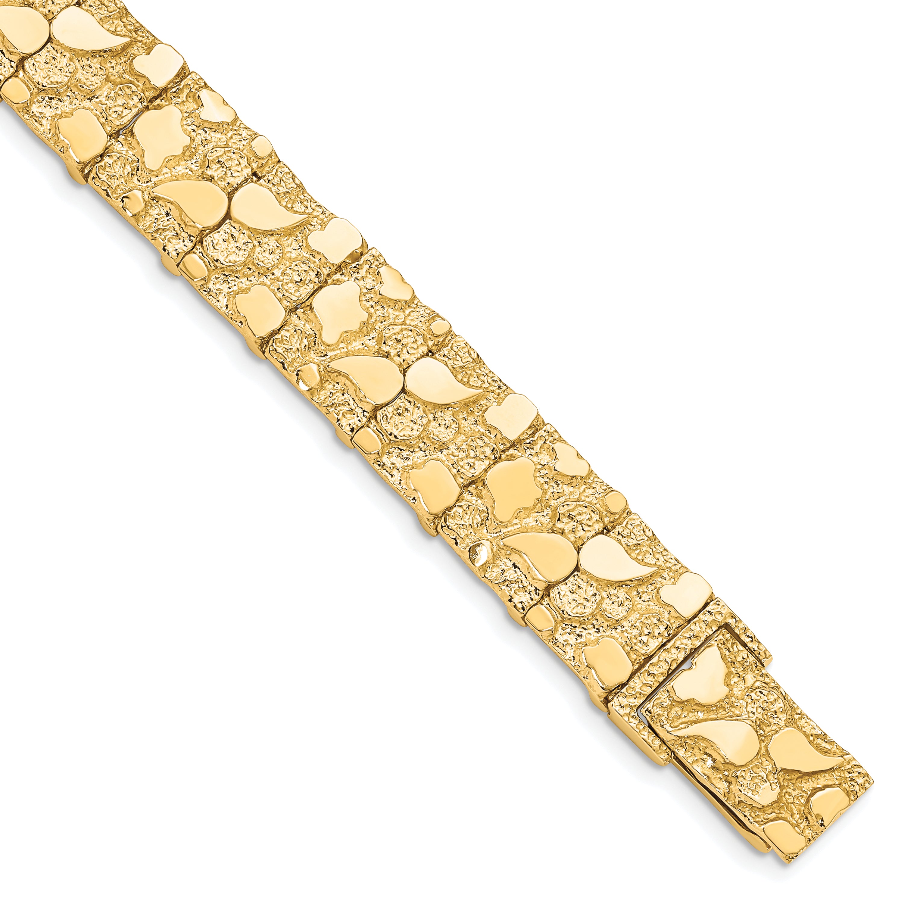 10k 12.0mm NUGGET Bracelet Main image