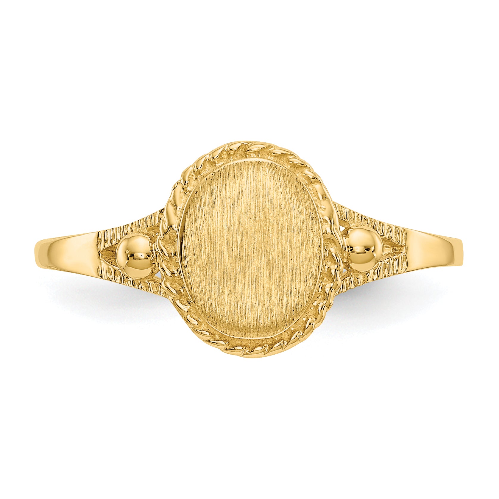 10k Childs Fancy Signet Ring