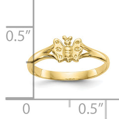10K Butterfly Baby Ring - 2