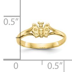10K Butterfly Baby Ring