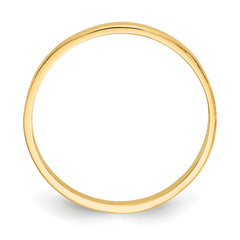 10K High Polished Band Childs Ring - 3