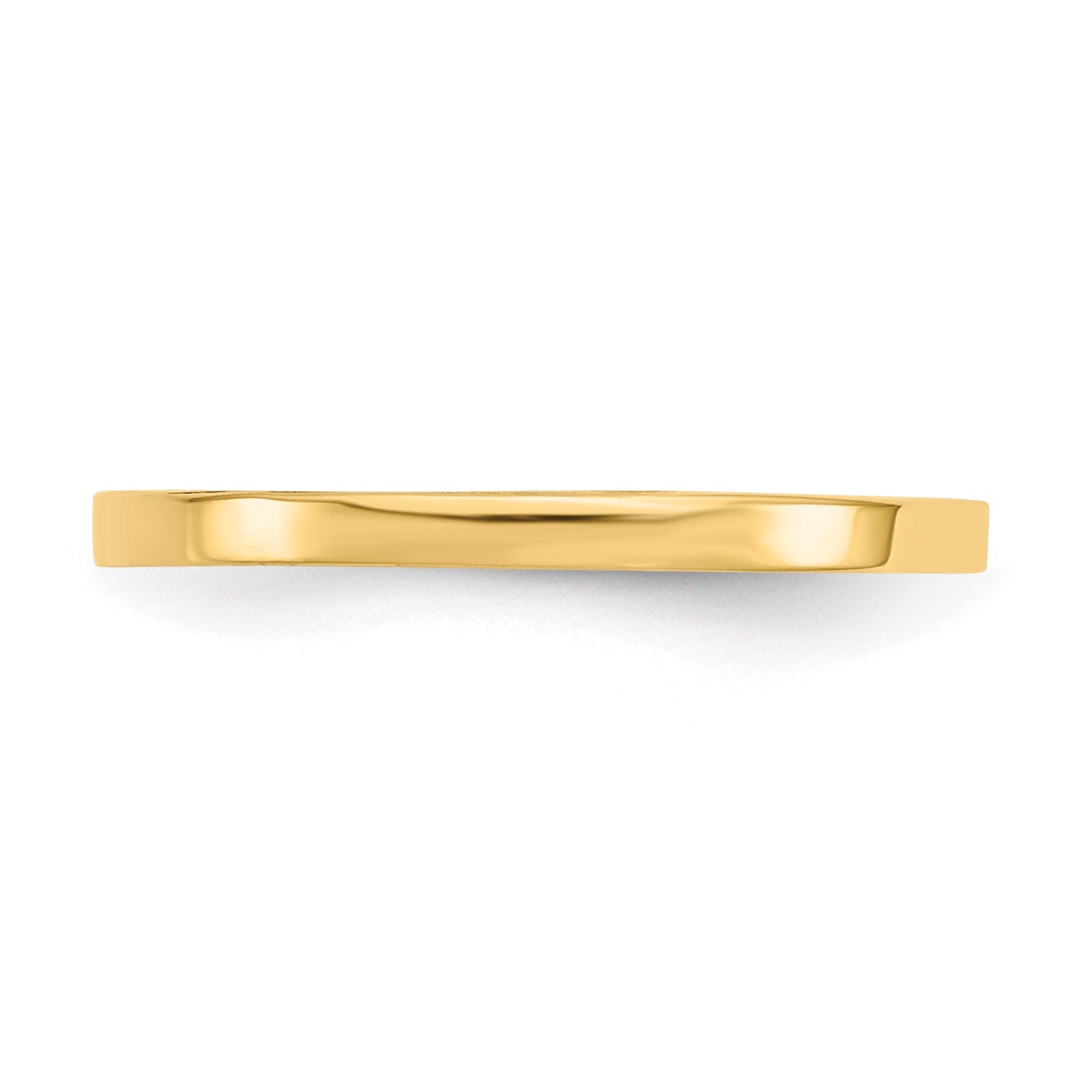 10K High Polished Band Childs Ring - 3