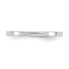 10K White Gold Polished Childs Ring