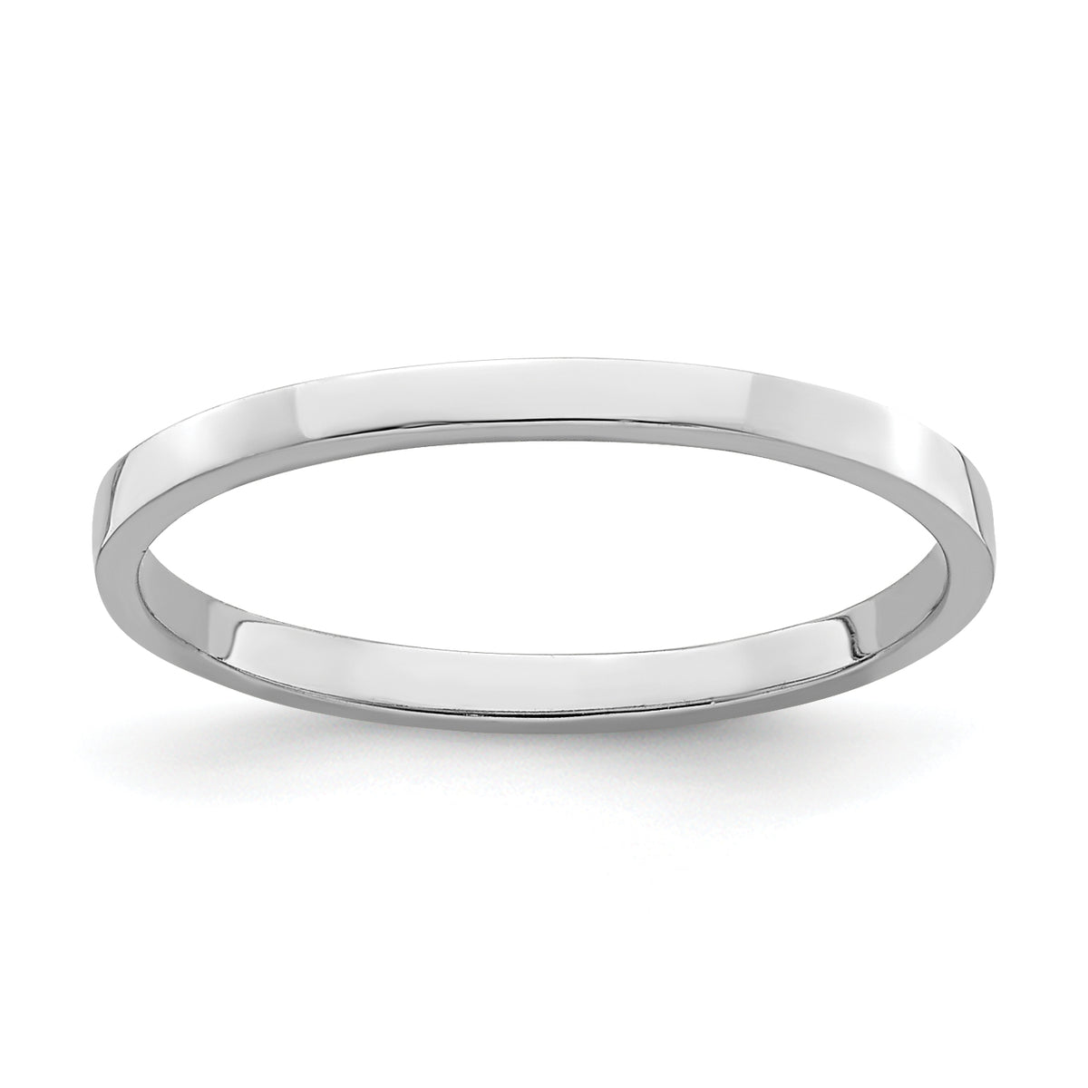 10K White Gold Polished Childs Ring