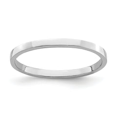 10K White Gold Polished Childs Ring