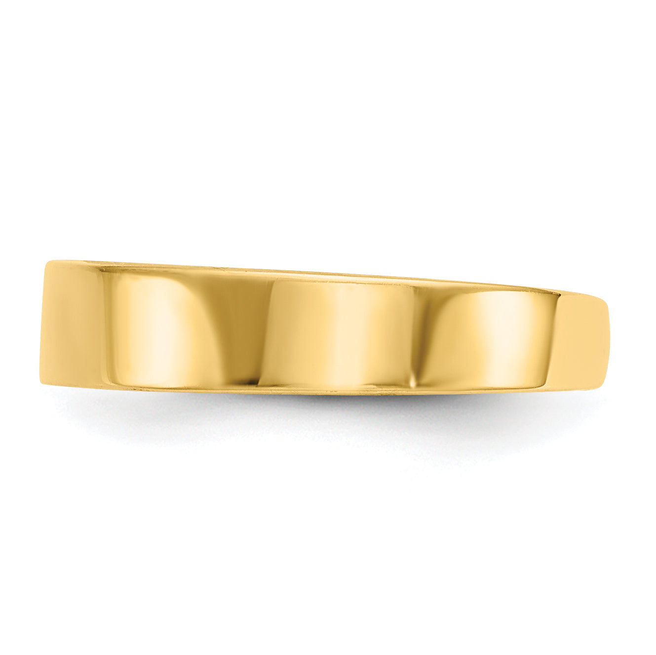 10K Adjustable Polished Band Toe Ring
