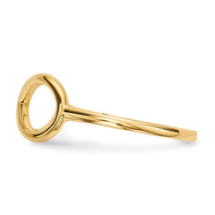 10K Gold Polished Infinity Ring