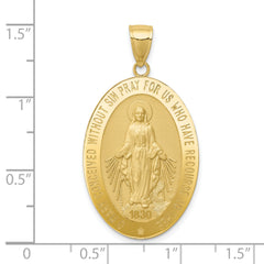 10k Miraculous Medal Pendant