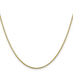 10k 1.1mm Round Snake Chain