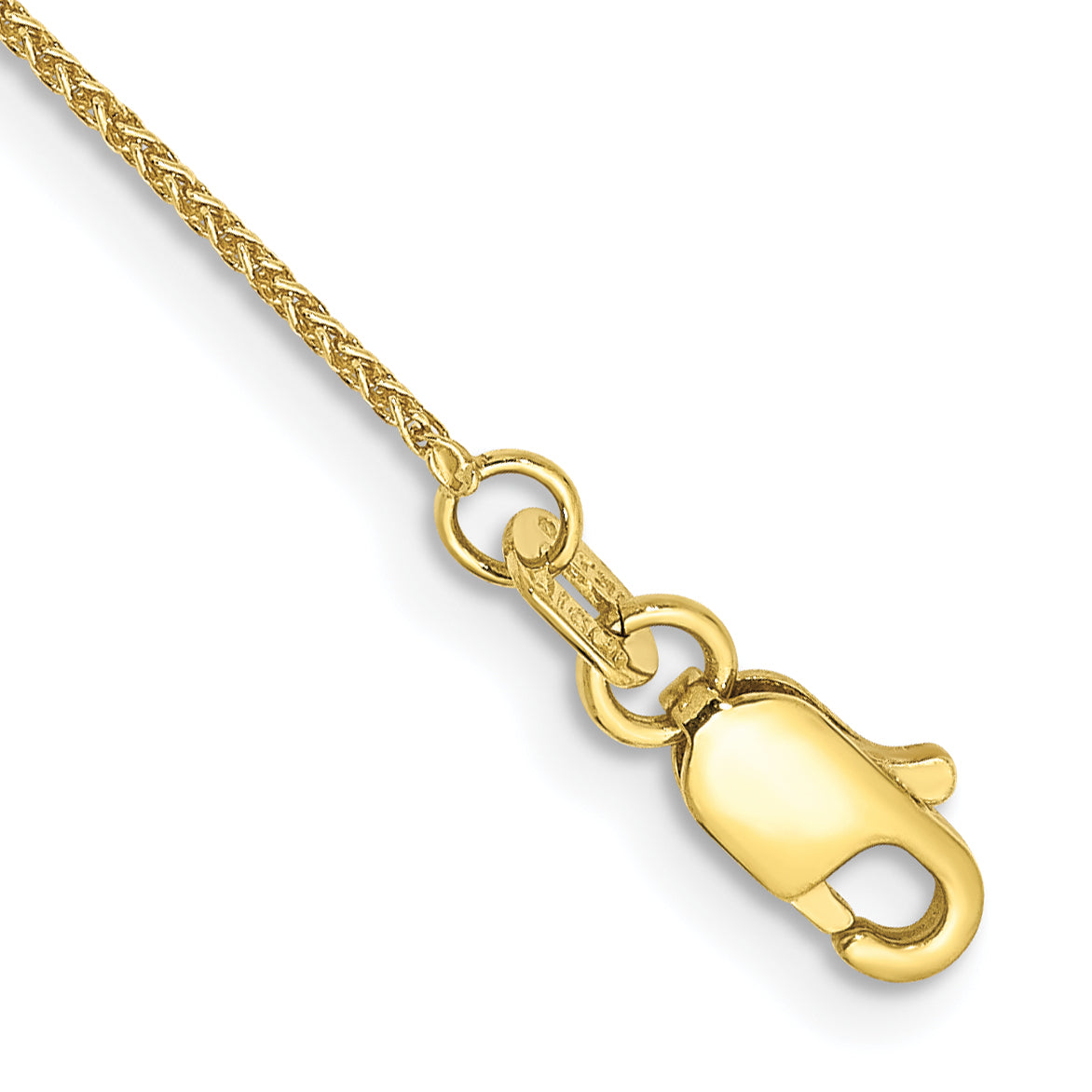 10k .85mm Spiga Chain Anklet Main image