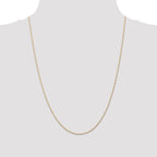 Singapore Chain Necklace in 14K Yellow Gold, 1mm