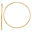 10k Polished Endless Tube Hoop Earrings