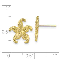 10K Starfish Post Earrings
