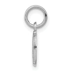 10K White Gold St. Christopher Medal Pendant with Polished Finish