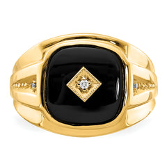 10k Diamond Men's Ring - 10