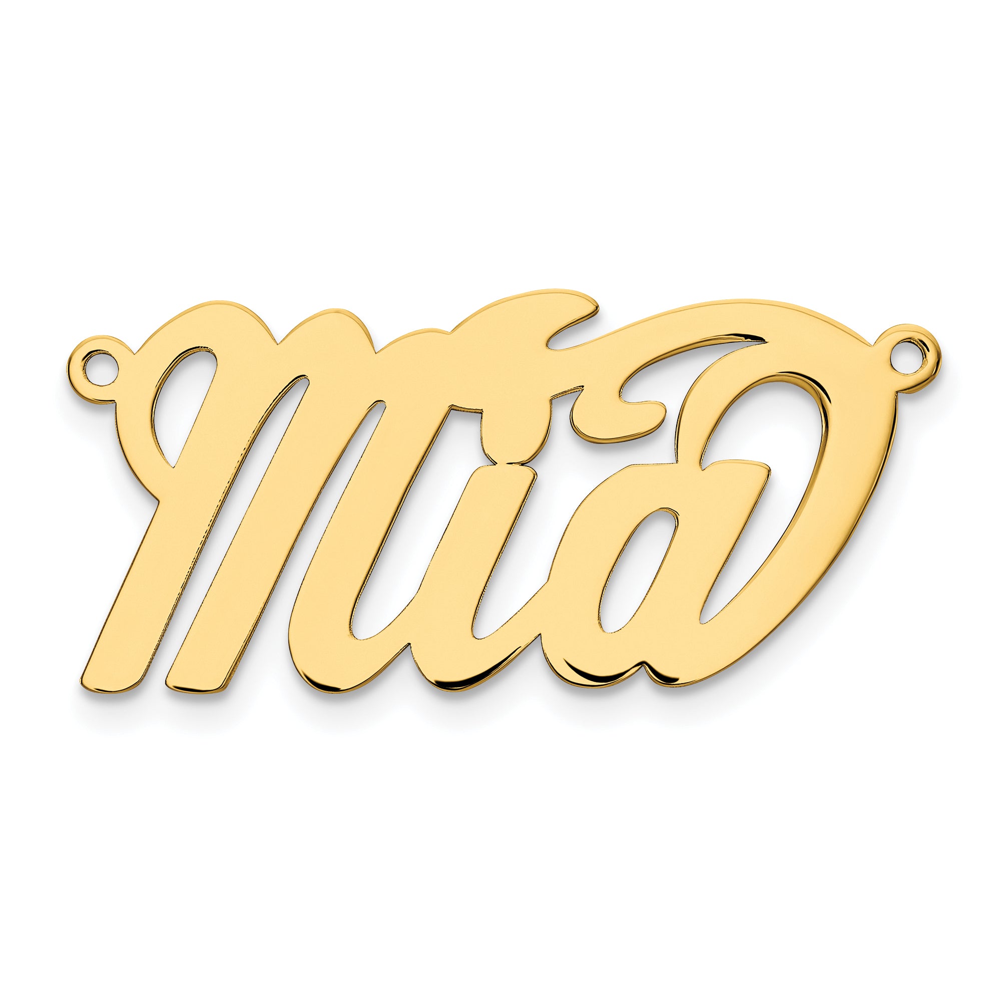 10K Polished Name Plate Secondary image