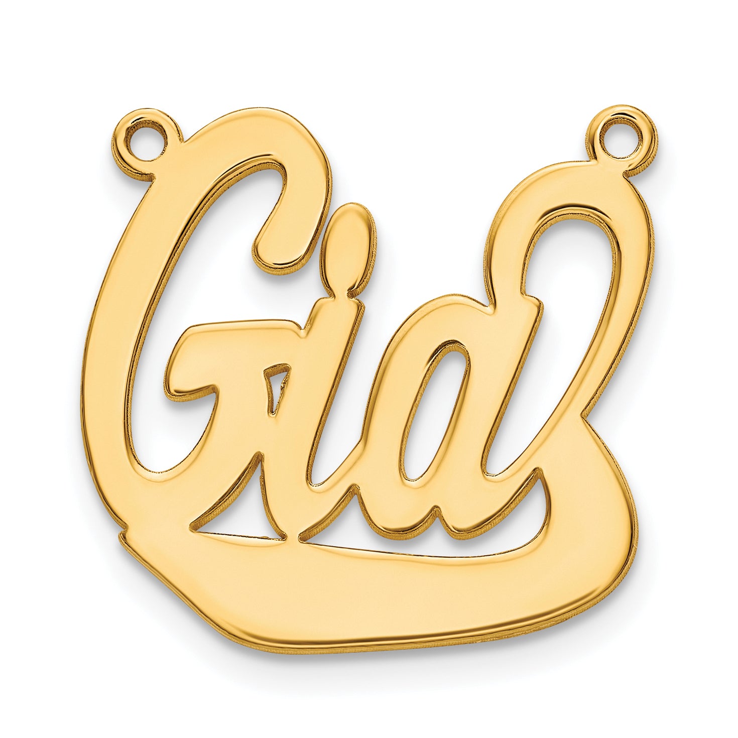 10K Polished Name Plate Secondary image