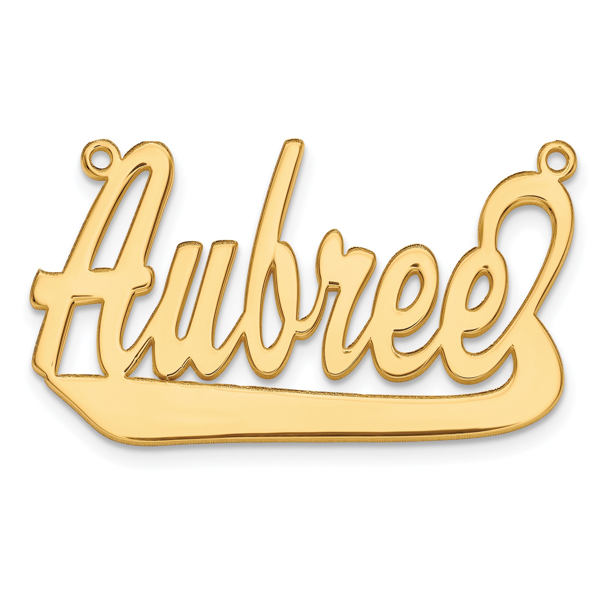 10K Polished Name Plate Main image