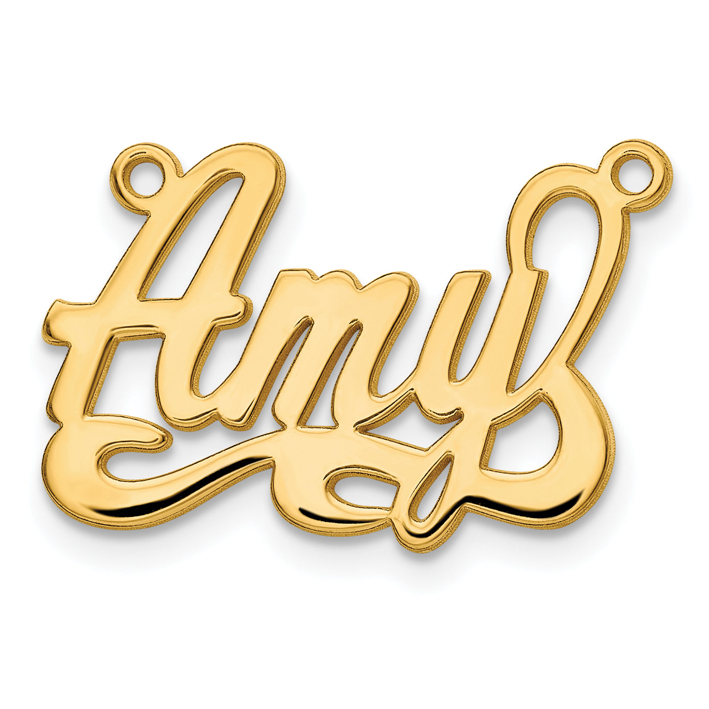 10KY Polished Name Plate Secondary image