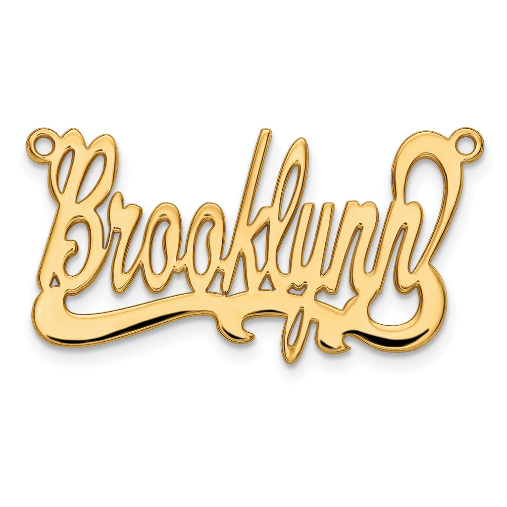 10KY Polished Name Plate