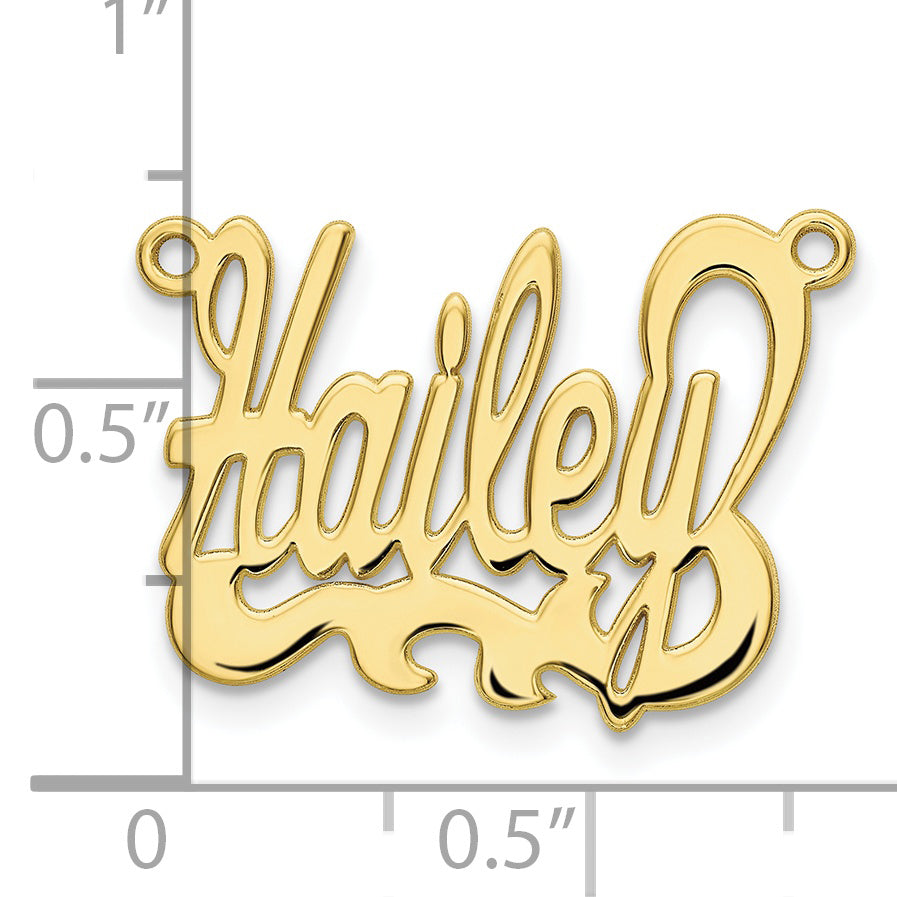 10KY Polished Name Plate