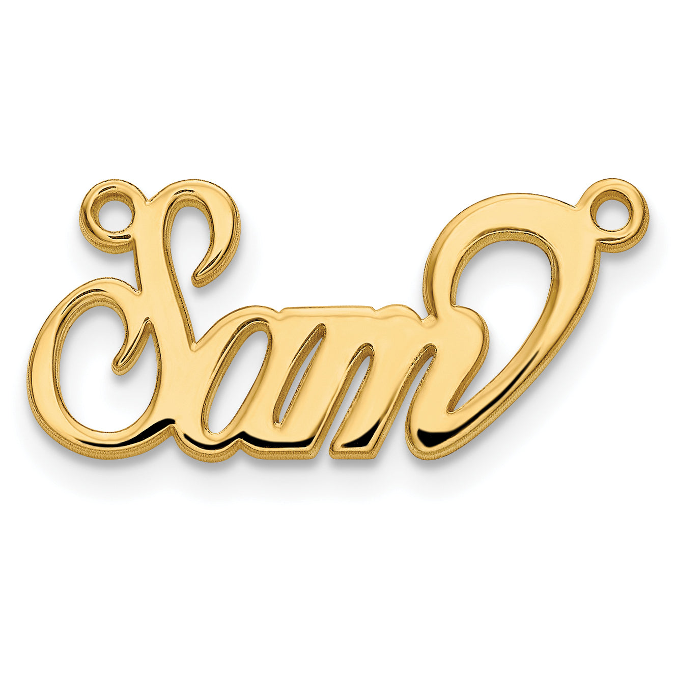 10K Polished Name Plate Secondary image