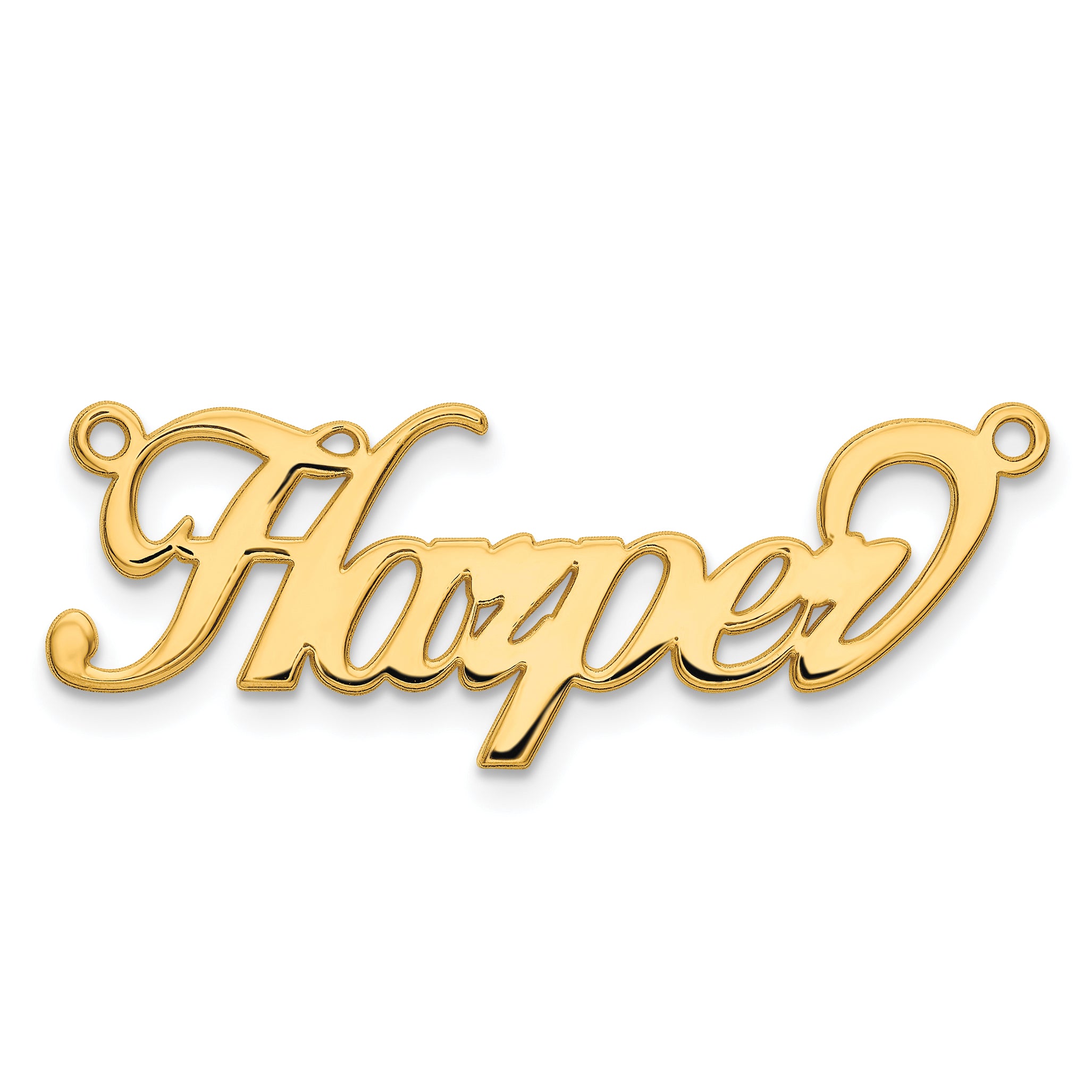 10K Polished Name Plate Main image