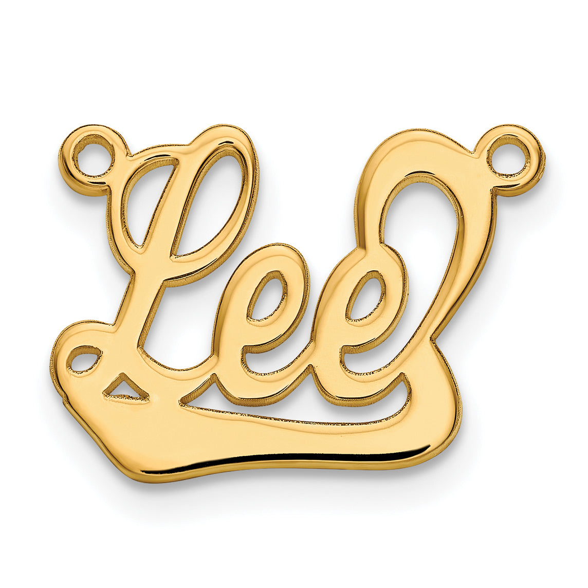 10K Polished Name Plate Secondary image