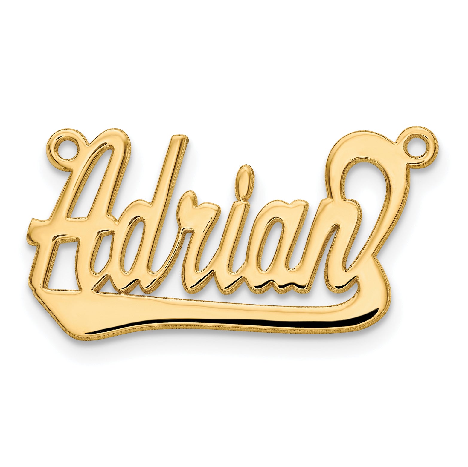 10K Polished Name Plate Main image