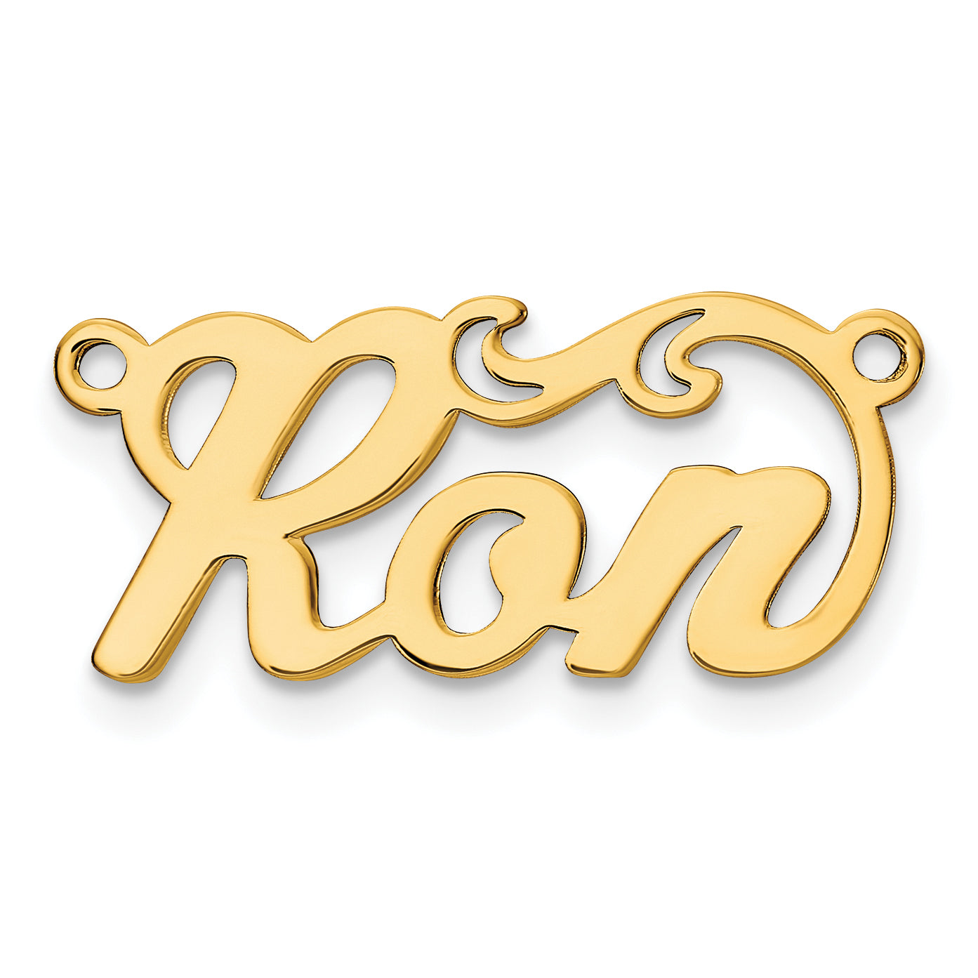 10K Polished Name Plate Secondary image