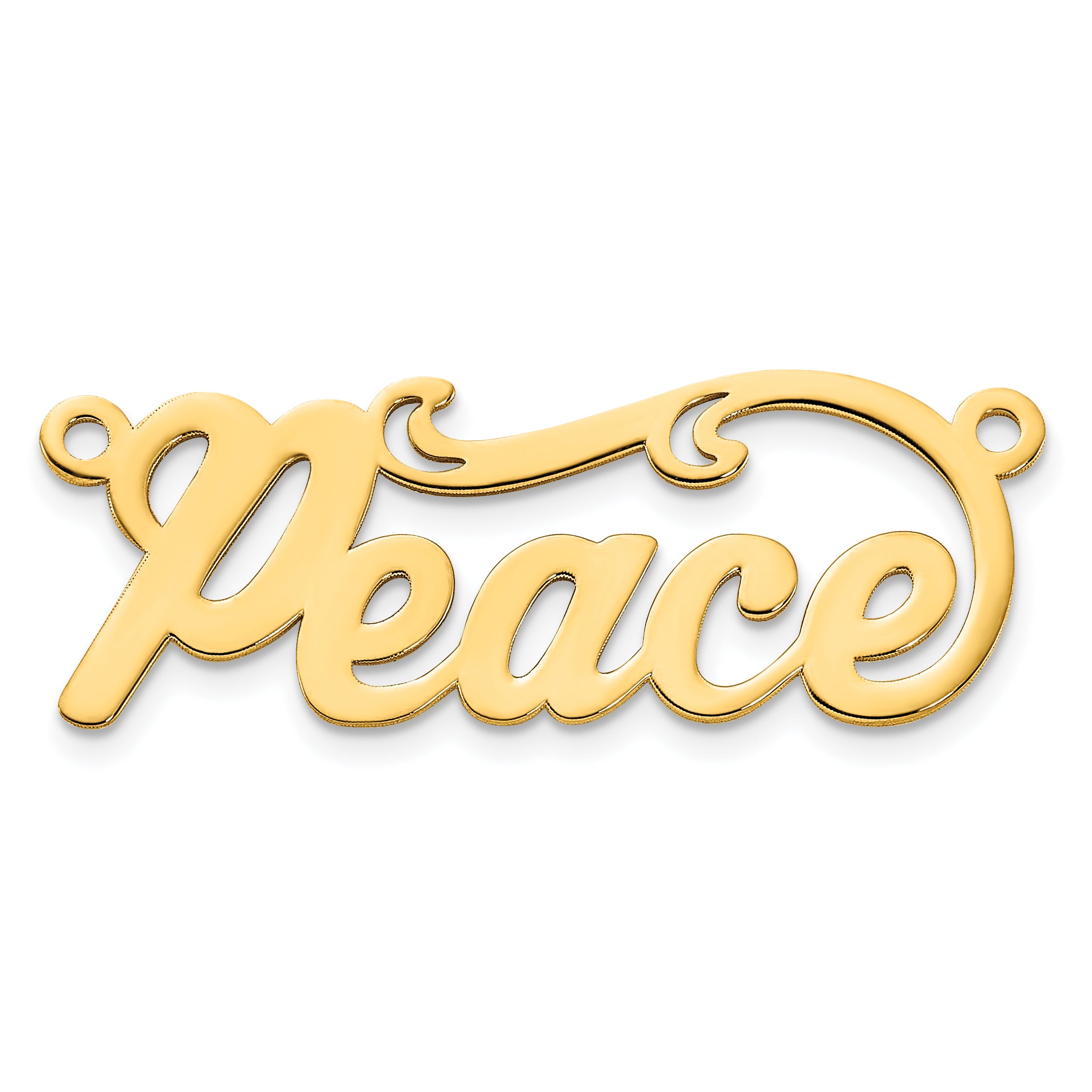 10K Polished Name Plate Main image