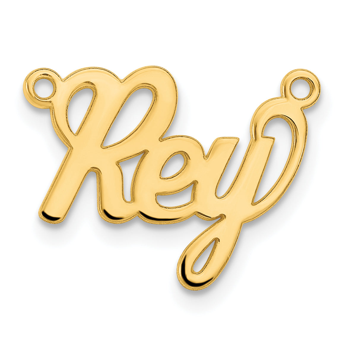 10K Polished Name Plate Secondary image