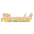 10K Polished Name Plate